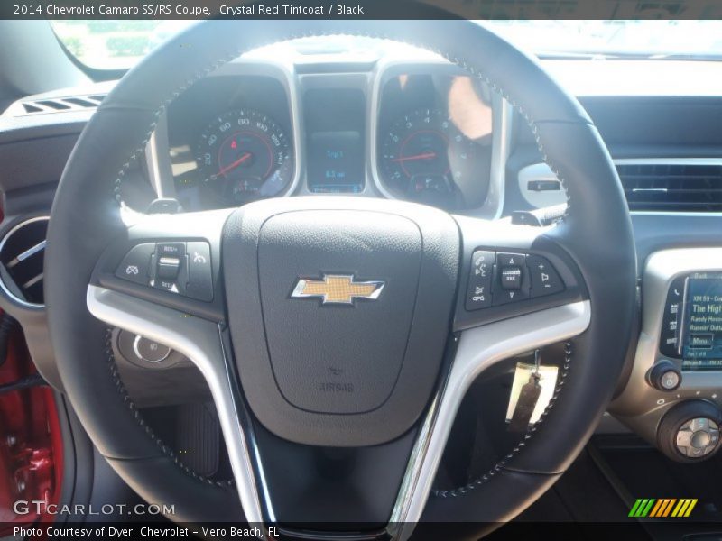 Crystal Red Tintcoat / Black 2014 Chevrolet Camaro SS/RS Coupe