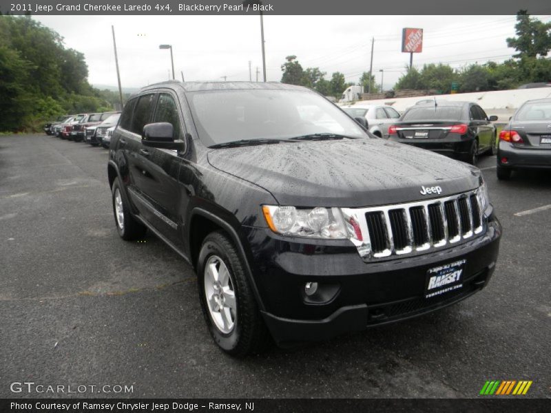 Blackberry Pearl / Black 2011 Jeep Grand Cherokee Laredo 4x4