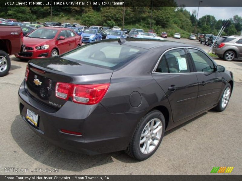 Taupe Gray Metallic / Jet Black/Titanium 2013 Chevrolet Malibu LT