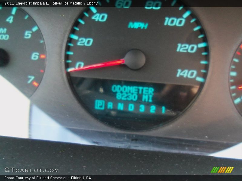 Silver Ice Metallic / Ebony 2011 Chevrolet Impala LS