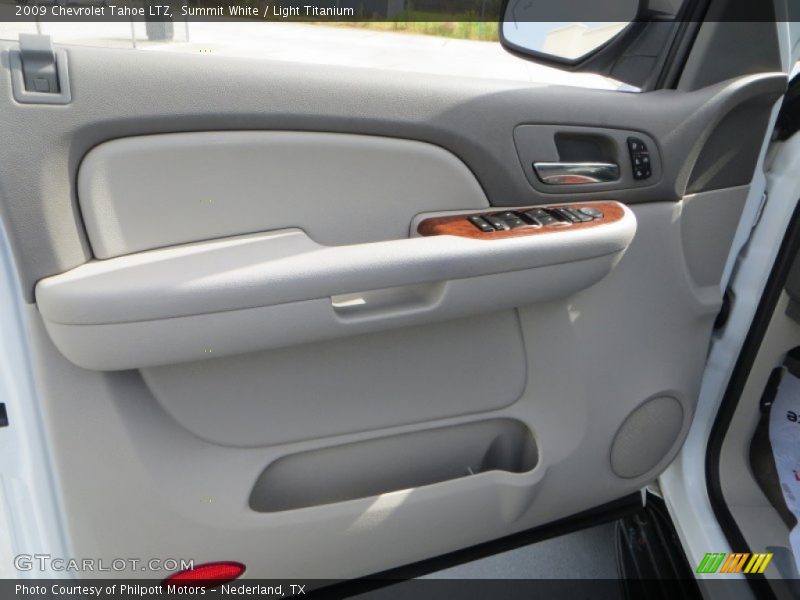 Summit White / Light Titanium 2009 Chevrolet Tahoe LTZ