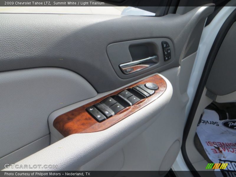 Summit White / Light Titanium 2009 Chevrolet Tahoe LTZ