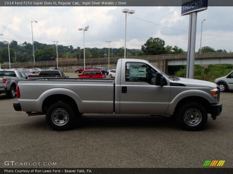 Ingot Silver Metallic / Steel 2014 Ford F250 Super Duty XL Regular Cab