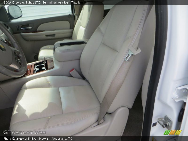 Summit White / Light Titanium 2009 Chevrolet Tahoe LTZ