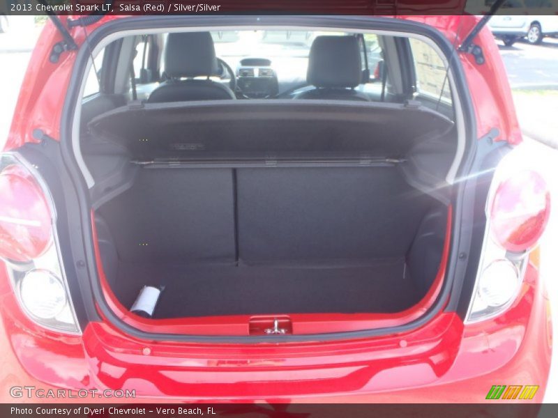 Salsa (Red) / Silver/Silver 2013 Chevrolet Spark LT