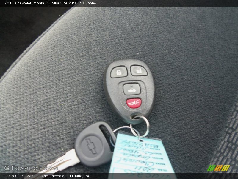 Silver Ice Metallic / Ebony 2011 Chevrolet Impala LS