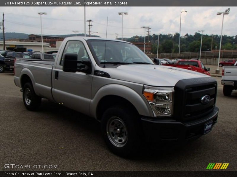 Ingot Silver Metallic / Steel 2014 Ford F250 Super Duty XL Regular Cab