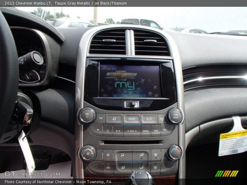 Taupe Gray Metallic / Jet Black/Titanium 2013 Chevrolet Malibu LT