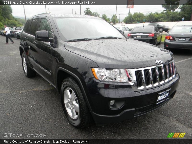 Blackberry Pearl / Black 2011 Jeep Grand Cherokee Laredo 4x4