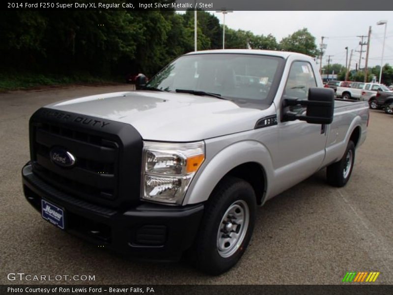 Ingot Silver Metallic / Steel 2014 Ford F250 Super Duty XL Regular Cab