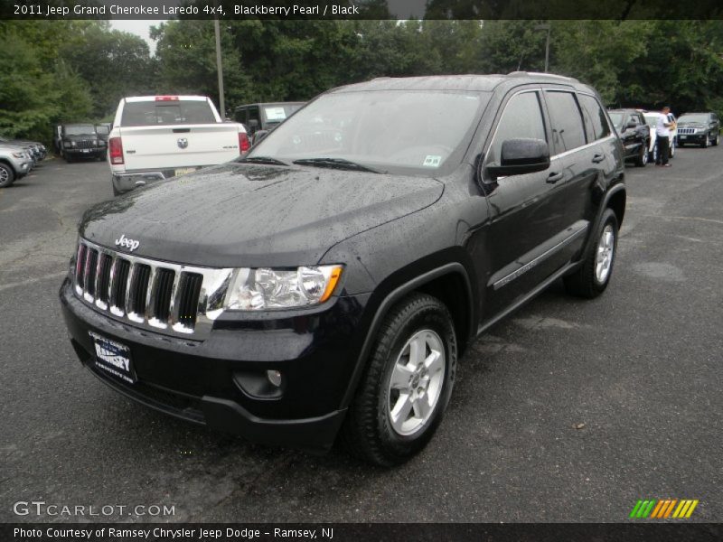 Blackberry Pearl / Black 2011 Jeep Grand Cherokee Laredo 4x4