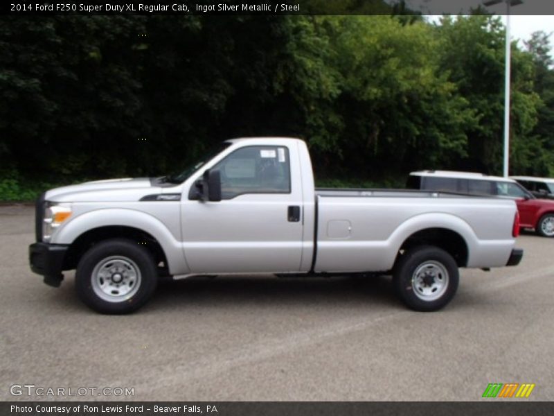 Ingot Silver Metallic / Steel 2014 Ford F250 Super Duty XL Regular Cab
