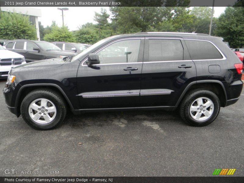 Blackberry Pearl / Black 2011 Jeep Grand Cherokee Laredo 4x4