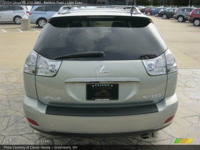 Bamboo Pearl / Light Gray 2004 Lexus RX 330 AWD