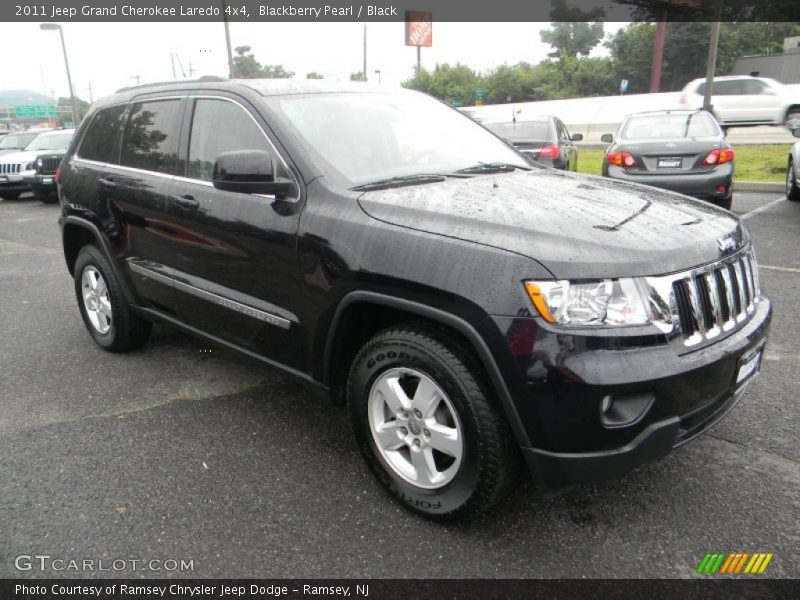 Blackberry Pearl / Black 2011 Jeep Grand Cherokee Laredo 4x4