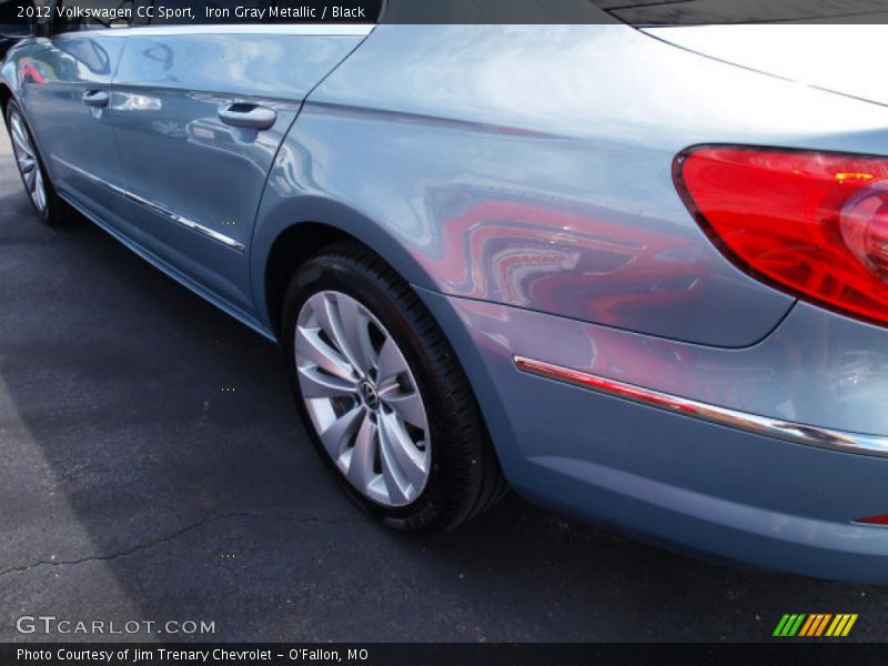 Iron Gray Metallic / Black 2012 Volkswagen CC Sport