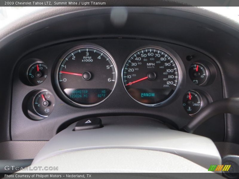 Summit White / Light Titanium 2009 Chevrolet Tahoe LTZ