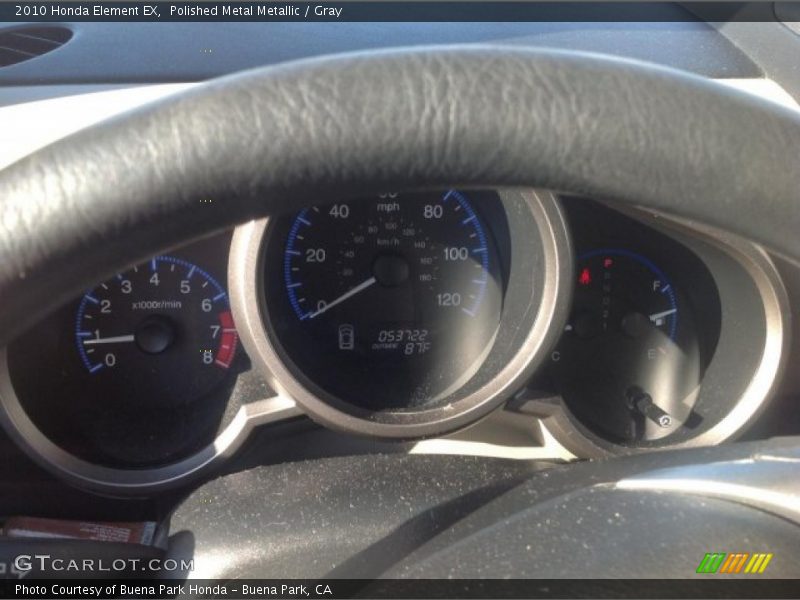 Polished Metal Metallic / Gray 2010 Honda Element EX