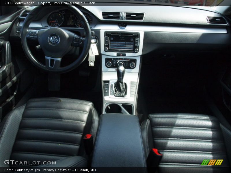 Iron Gray Metallic / Black 2012 Volkswagen CC Sport