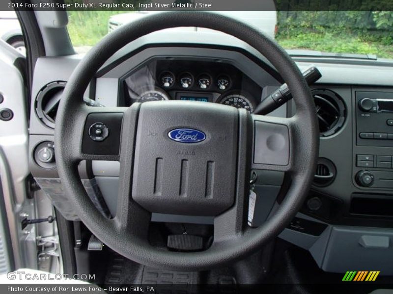 Ingot Silver Metallic / Steel 2014 Ford F250 Super Duty XL Regular Cab