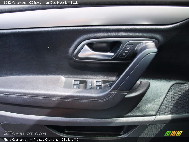 Iron Gray Metallic / Black 2012 Volkswagen CC Sport