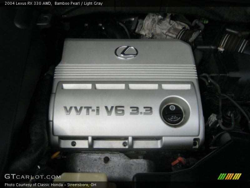 Bamboo Pearl / Light Gray 2004 Lexus RX 330 AWD