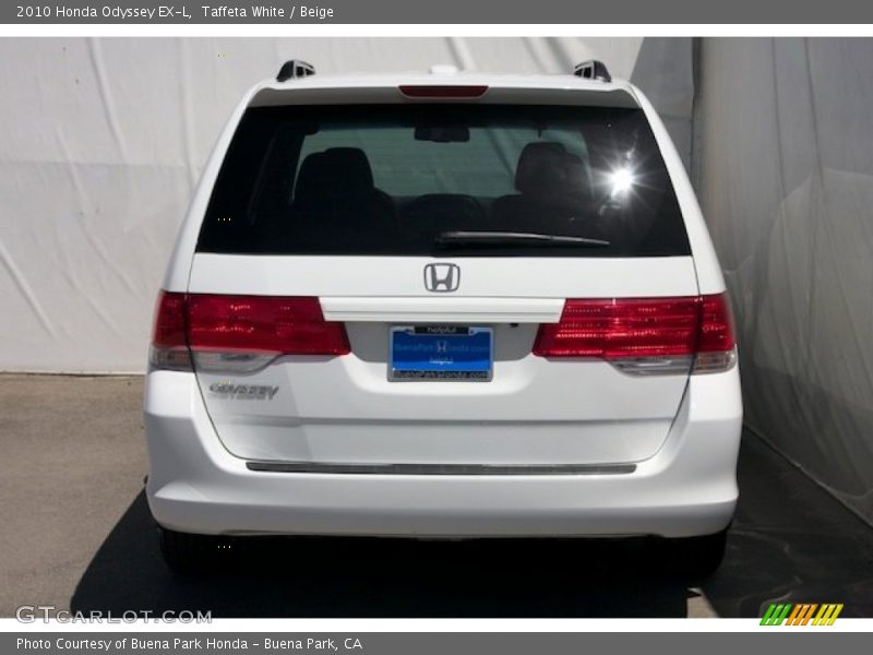Taffeta White / Beige 2010 Honda Odyssey EX-L
