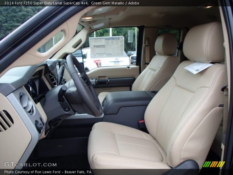  2014 F250 Super Duty Lariat SuperCab 4x4 Adobe Interior