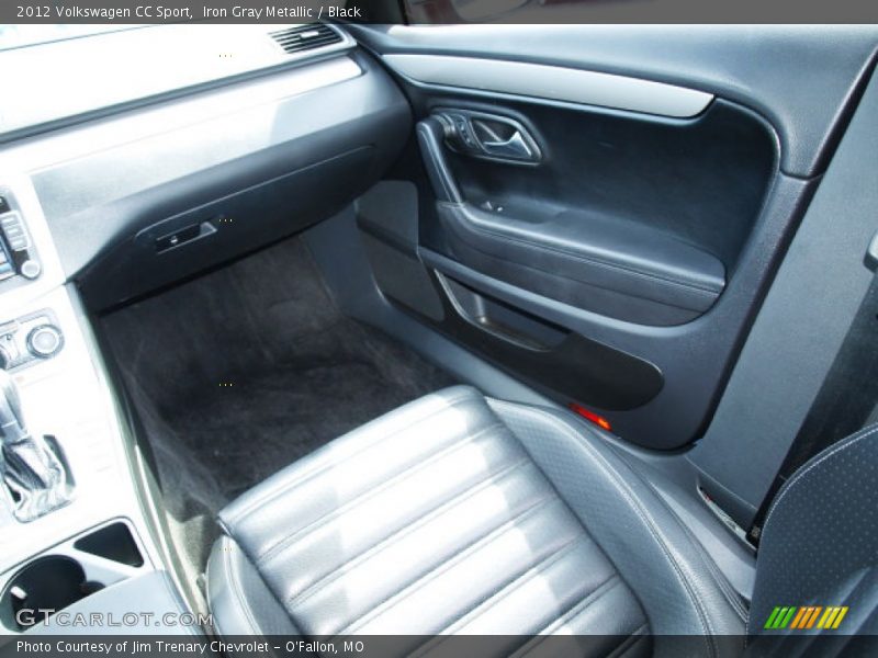 Iron Gray Metallic / Black 2012 Volkswagen CC Sport