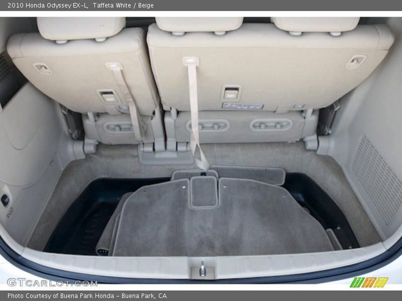 Taffeta White / Beige 2010 Honda Odyssey EX-L