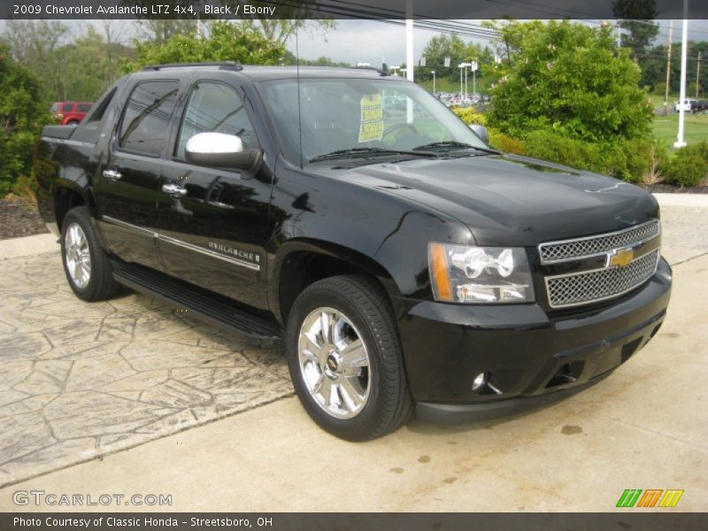 Black / Ebony 2009 Chevrolet Avalanche LTZ 4x4