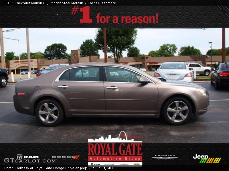 Mocha Steel Metallic / Cocoa/Cashmere 2012 Chevrolet Malibu LT