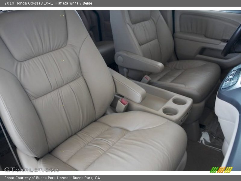Taffeta White / Beige 2010 Honda Odyssey EX-L