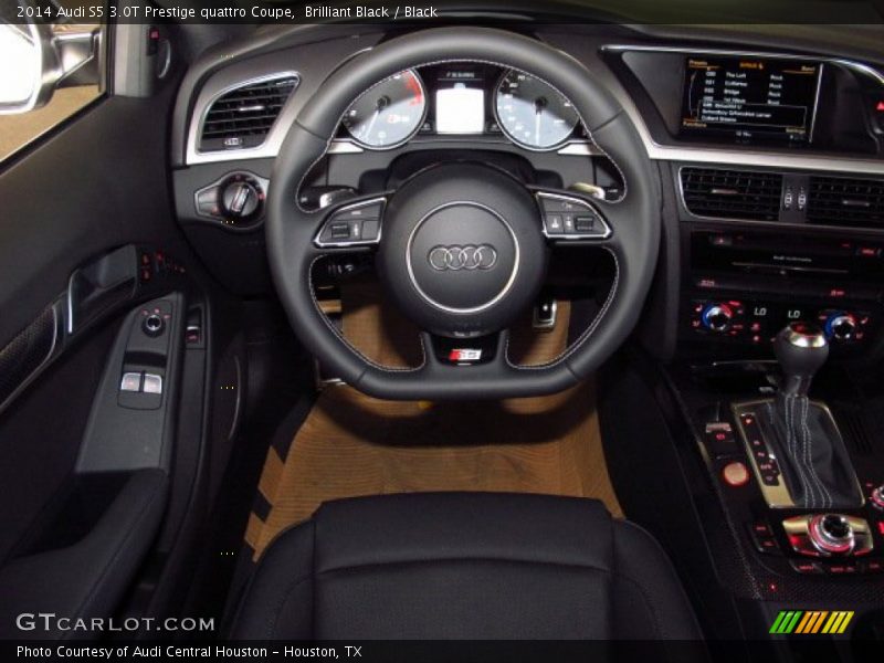 Brilliant Black / Black 2014 Audi S5 3.0T Prestige quattro Coupe