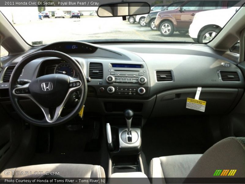 Royal Blue Pearl / Gray 2011 Honda Civic EX Sedan