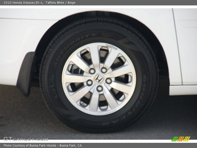 Taffeta White / Beige 2010 Honda Odyssey EX-L