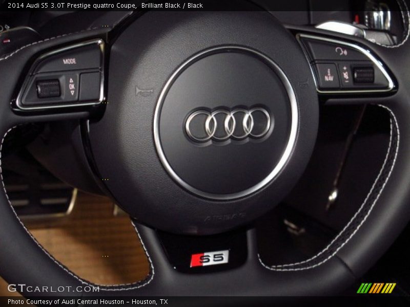 Brilliant Black / Black 2014 Audi S5 3.0T Prestige quattro Coupe
