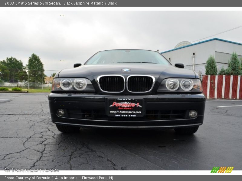 Black Sapphire Metallic / Black 2003 BMW 5 Series 530i Sedan