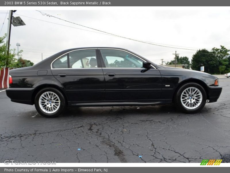 Black Sapphire Metallic / Black 2003 BMW 5 Series 530i Sedan