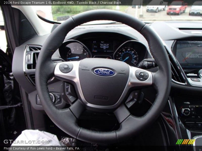  2014 Escape Titanium 1.6L EcoBoost 4WD Steering Wheel