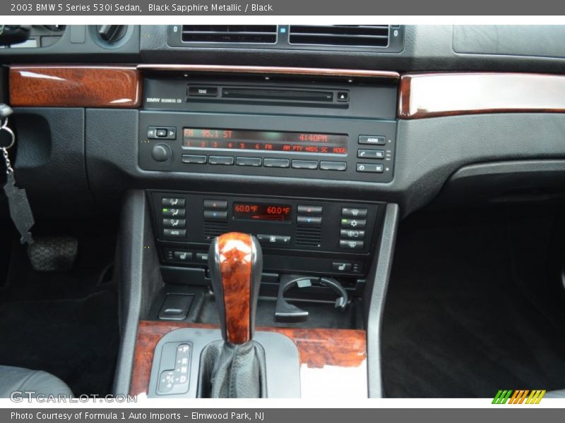 Black Sapphire Metallic / Black 2003 BMW 5 Series 530i Sedan