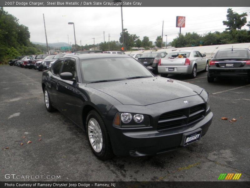 Steel Blue Metallic / Dark Slate Gray/Light Slate Gray 2007 Dodge Charger