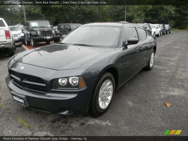 Steel Blue Metallic / Dark Slate Gray/Light Slate Gray 2007 Dodge Charger