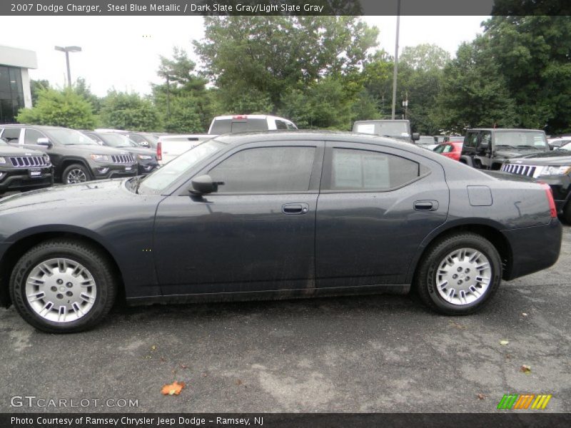 Steel Blue Metallic / Dark Slate Gray/Light Slate Gray 2007 Dodge Charger