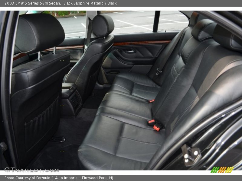 Black Sapphire Metallic / Black 2003 BMW 5 Series 530i Sedan