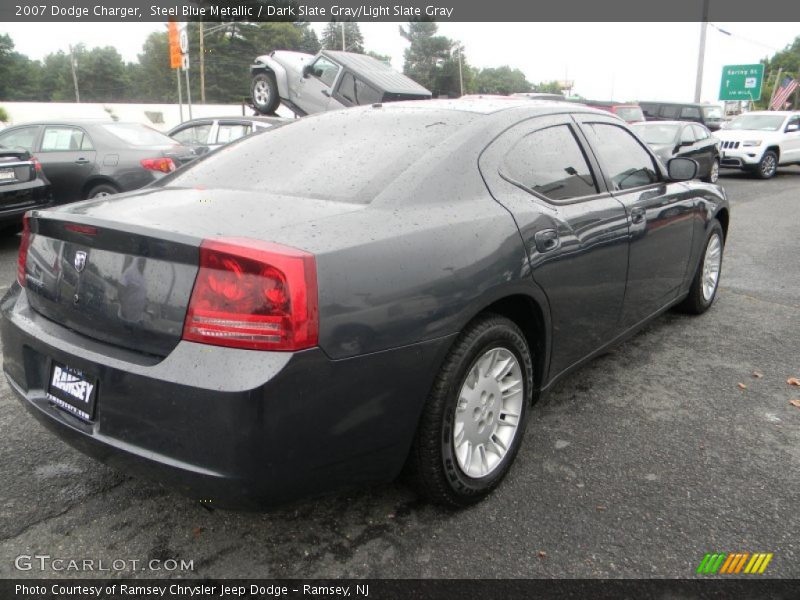 Steel Blue Metallic / Dark Slate Gray/Light Slate Gray 2007 Dodge Charger