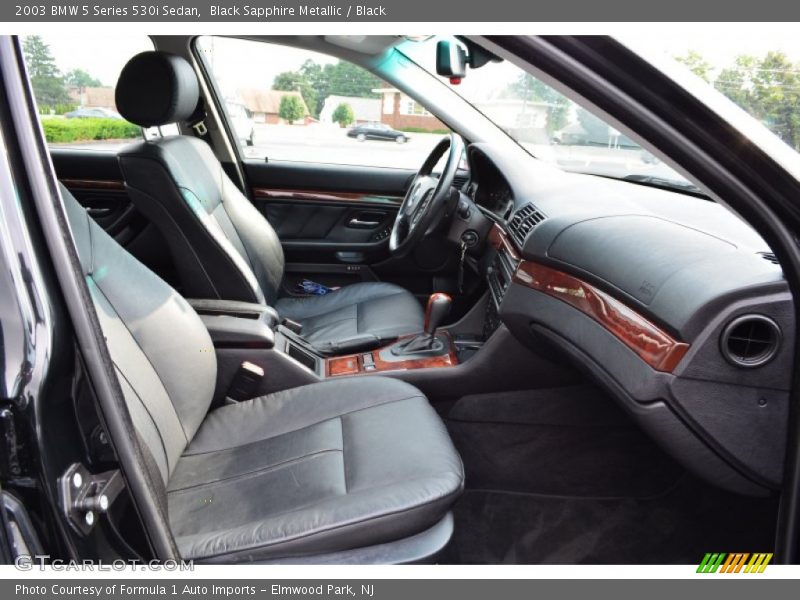 Black Sapphire Metallic / Black 2003 BMW 5 Series 530i Sedan