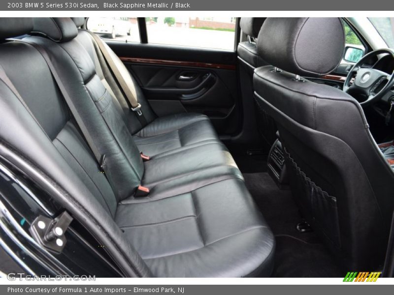 Black Sapphire Metallic / Black 2003 BMW 5 Series 530i Sedan