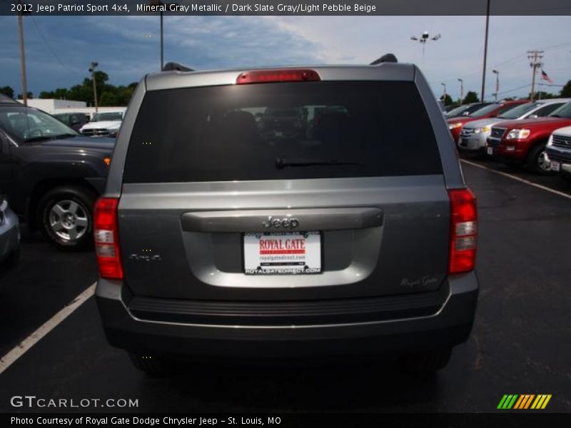 Mineral Gray Metallic / Dark Slate Gray/Light Pebble Beige 2012 Jeep Patriot Sport 4x4