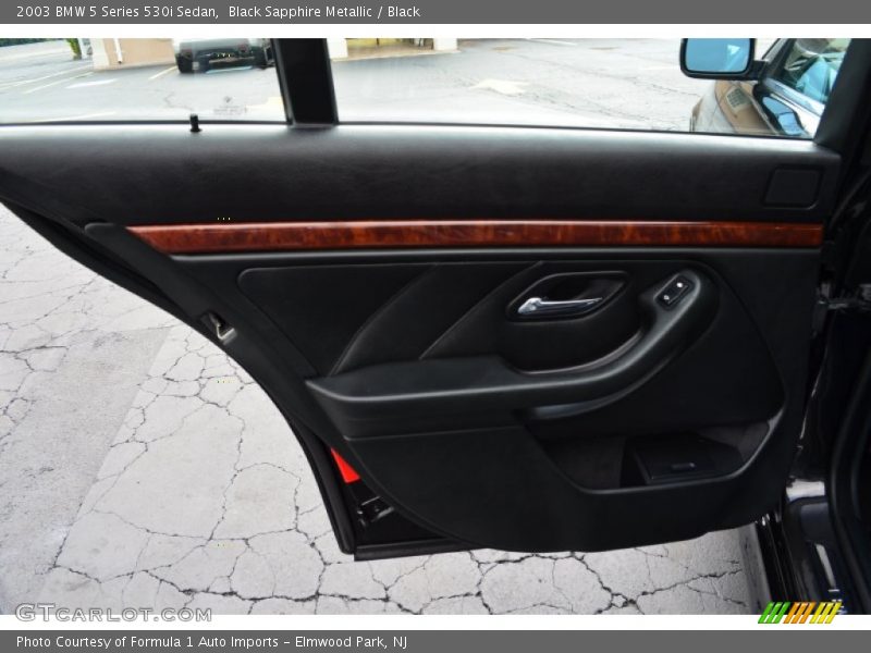 Black Sapphire Metallic / Black 2003 BMW 5 Series 530i Sedan